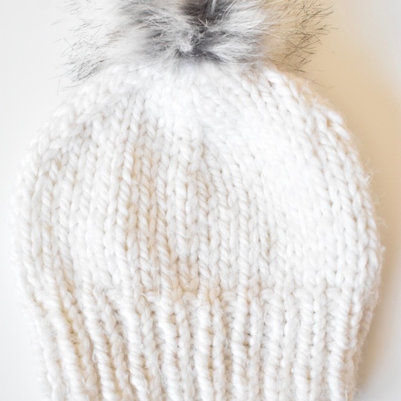 Handmade knit baby hats - Picture 2 of 3